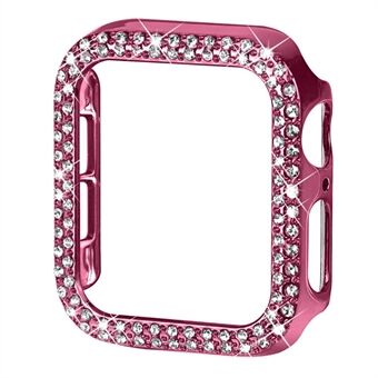 Rhinestone Decor Anti- Scratch PC Watch Edge Case Beskyttende deksel for Apple Watch Series 6/5/4 / SE 44mm - Multi