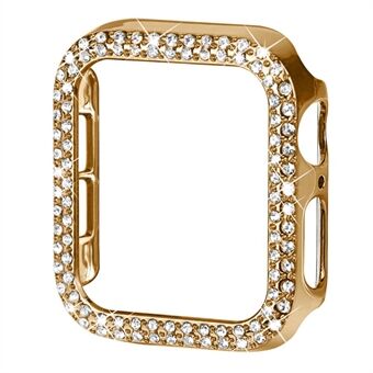 Rhinestone Decor Smart Watch Frame Case Hard PC-beskyttelsesdeksel for Apple Watch Series 3/2/1 38mm