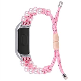 Stilig perledekor Justerbar, flettet tauutskifting av armbånd for Samsung Galaxy Gear Fit-e (SM-R375)