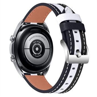 20 mm skinnrem av okseskinn for Motorola Moto 360 42 mm (2. generasjon) Stilig fargespleising Smart erstatning håndleddsrem