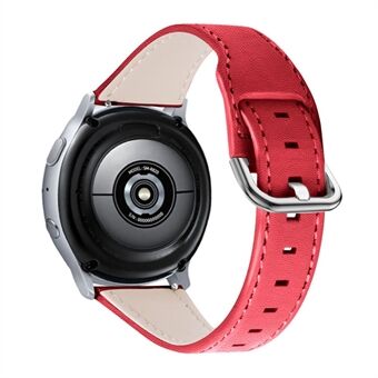 For Samsung Gear S3 Frontier / Gear S3 Justerbar, stilig klokkerem med spenne av okseskinn i rustfritt Steel (22 mm)