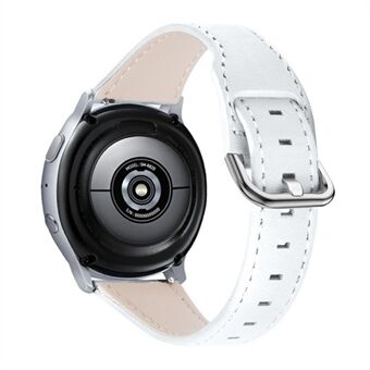 For Huami Amazfit GTS / Amazfit Bip / Amazfit Bip Lite kuskinn Ensfarget mykt armbånd med klokkerem i rustfritt Steel (20 mm)