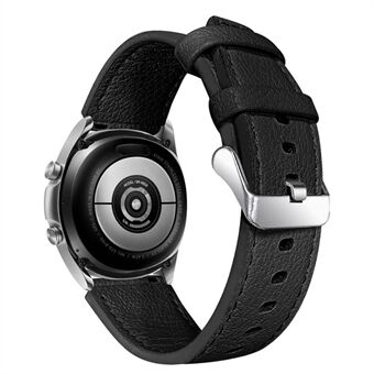 For TicWatch Pro/ TicWatch GTX slitesterk spenne design klokkebånd kuskinn ekte lær dobbeltsidig teksturert håndleddsrem