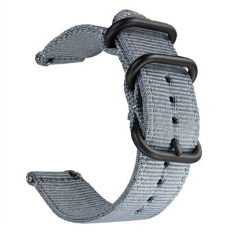 For Suunto 9 / Suunto 9 Baro Nylon klokkerem med tre tunge spenner erstatning av urbånd 24 mm