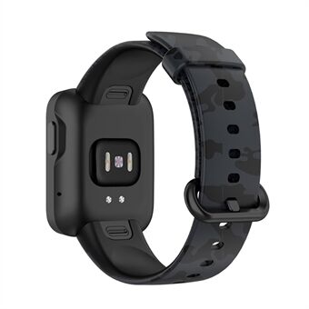 For Xiaomi Quick Watch 2 / Horloge 2 mønstertrykt silikonklokkerem 21,6 mm hurtigutløsende klokkerem med spenne for 5,5-8,7" håndledd