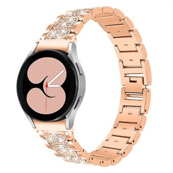 For Samsung Galaxy Watch4 Active 40 mm / 44 mm / Watch4 Classic 42 mm / 46 mm klokkerem Bling Rhinestone rustfritt Steel erstatningsklokke armbånd