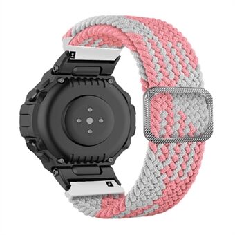 For Huami Amazfit T-Rex / T-Rex Pro / Ares pustende klokkerem Fleksibel klokkerem i nylon med justerbar spenne