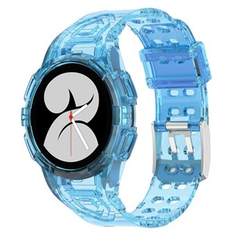 For Samsung Galaxy Watch4 40 mm Myk TPU Smart Watch-erstatningsarmbånd i ett stykke med urkasse