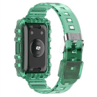 For Xiaomi Mi Band 7 Pro Solid Color Silikon Smart Watch Band Klar erstatning håndleddsrem