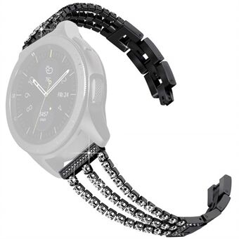 For Samsung Galaxy Watch3 45 mm / Gear S3 Frontier / Gear S3 Classic / Huawei Watch GT3 Pro 3 kjeder Rhinestones Dekor Metallbånd 22 mm Universal klokkerem