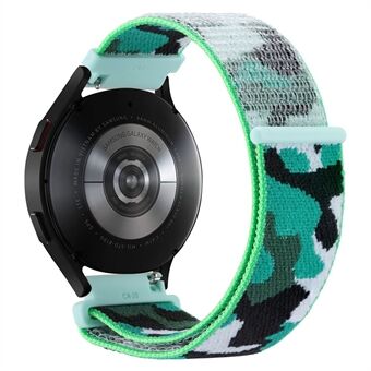 For Samsung Galaxy Watch 3 45mm / Huawei Watch GT3 Pro 46mm Smart Watch Band 22mm Camouflage Nylon Justerbar Loop-håndleddsrem