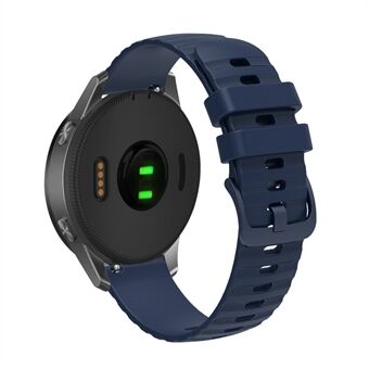 For Garmin Venu 2S / Vivomove 3S / Vivoactive 4S Wave Grain Dots Silikonklokkerem 18 mm utskiftbar justerbar stropp