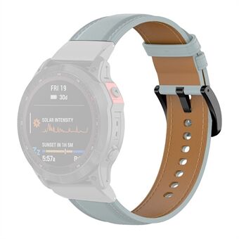 For Garmin Fenix 7 / Instinct 2 / Fenix 5 / Forerunner 935 / Forerunner 945 Klokkereim Smart -klokkerem i ekte skinn med verktøy