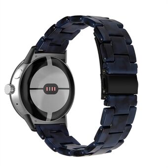 Erstatningsklokkerem for Google Pixel Watch Quick polert klokkerem 20 mm klokkerem i harpiks