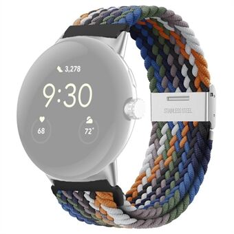 For Google Pixel Klokkespenne Design Nylon Klokkebånd Smart Armbånd Justerbar Reim Pustende Band