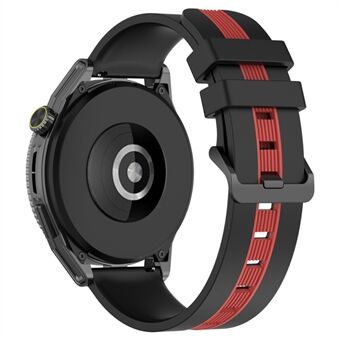 For Huawei Watch GT 3 42mm / Watch GT Silikon Klokkebånd Bredde 20mm Tofarget myk stropp