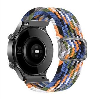 For Samsung Galaxy Watch3 45 mm / Huami Amazfit Pace / Stratos klokkerem 22 mm Nylon klokkerem med spenne