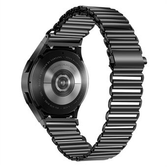 For Samsung Galaxy Watch4 Active 40 mm / 44 mm / Watch4 Classic 42 mm / 46 mm klokkerem i rustfritt Steel Justerbar håndleddsrem med kobling