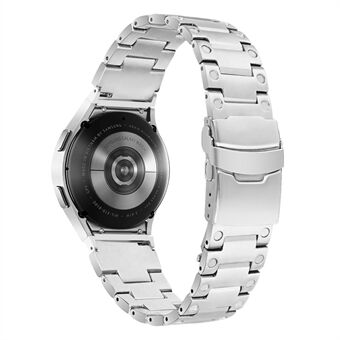 For Samsung Galaxy Watch 5 Active 40 mm 44 mm / Watch 5 Pro 45 mm klokkerem Armbånd i rustfritt Steel - sølv