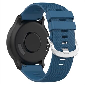 For Garmin VivoMove Trend / Venu Sq 2 Silikon Klokkebånd 20mm Cross Stripe Klokkerem Erstatning