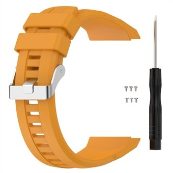 For Huawei Watch GT Cyber Silicon Watch Band Utskifting av klokkerem med skruer + verktøy