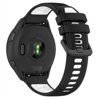 Klokkereim 20 mm for Samsung Galaxy Watch 5 / Garmin Vivomove Trend, vanntett silikon i to farger