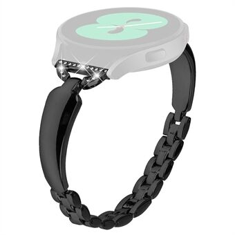 20 mm metallklokkerem for Samsung Galaxy Watch Active / Active2 40 mm 44 mm , Rhinestone Dekor Armbånd Kobber Armbånd