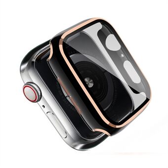 Ett-stykke belagt hard PC-sak med herdet glass skjermbeskytter for Apple Watch Series 3/2/1 38mm