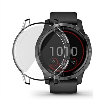 HAT Prince Transparent Full Coverage Soft TPU Watch Cover Case for Garmin Venu 2 45mm / Vivoactive 4 45mm