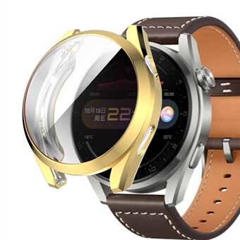 Elektrobelagt TPU Smartwatch Protector Deksel med full dekning for Huawei Watch 3 Pro 48 mm