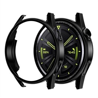 Galvanisering frostet anti-dråpe urkasseramme med herdet glass skjermbeskyttelsesfilm for Huawei Watch GT 3 42mm