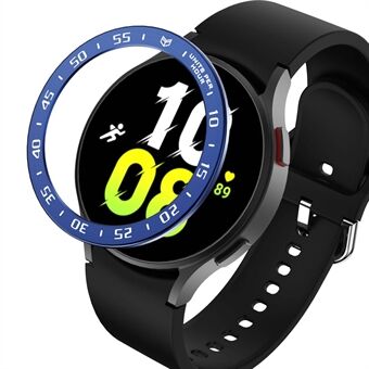 For Samsung Galaxy Watch 5 44 mm Bezel Ring Styling Scratch Anti-ripe klokkedeksel med urskive