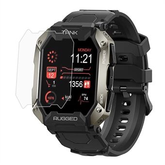 For Kospet Tank M1 Pro Smart Watch TPU Skjermbeskytter High Definition Anti- Scratch Myk Film