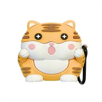 For Apple AirPods Pro Bluetooth-ørepropper Cartoon Tiger Soft Silikon beskyttelsesdeksel