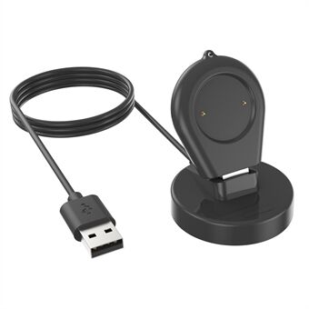 For Stand Amazfit GTR 4 Vanndråpeform Smart USB-kabel ladestativ med telefonholderfunksjon