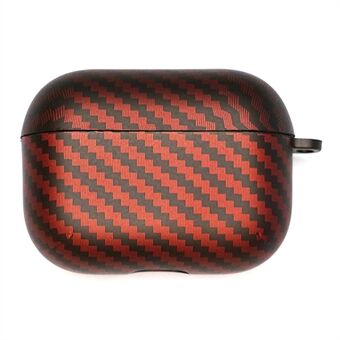 For AirPods Pro 2 Carbon Fiber Texture TPU-beskyttelsesveske Bluetooth-hodetelefoner Anti-dråpedeksel