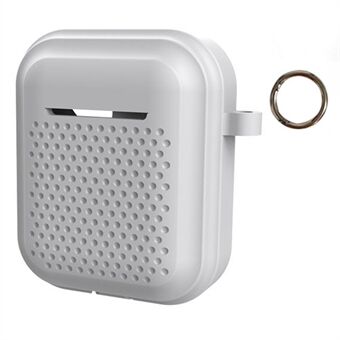 Silikonetui for AirPods med ladeveske (2016) / (2019) / AirPods med trådløst ladedeksel (2019) Øretelefondeksel med Ring