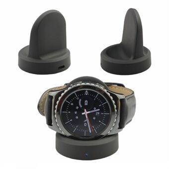 Trådløs Stand for Samsung Gear S3 Classic / Frontier ladedokkingstasjon med USB-kabel