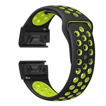 Two-color Silicone Wrist Strap for Garmin Fenix 5X / Fenix 3