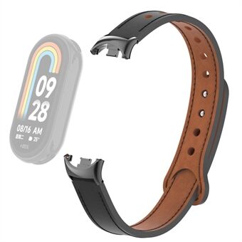 For Xiaomi Smart Band 8 urrem i ekte kuskinn bytte med kobling