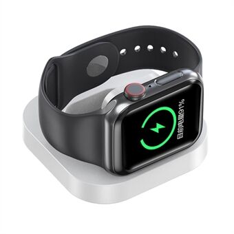 JJT-A56 For Apple Watch Series 1-8 Sammenleggbar Smartwatch-lader Mini magnetisk trådløs ladepute