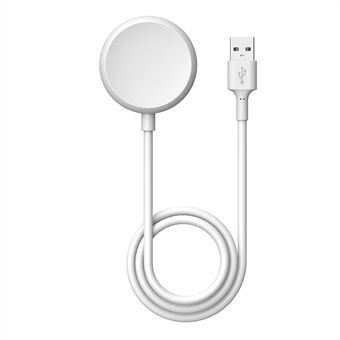 For Google Pixel Watch Smart Watch Lader 1m USB-kabel Magnetisk trådløs klokke ladedokkingstasjon