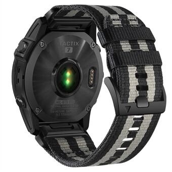 Nylon lerretsurrem for Garmin Fenix ​​​​7 / Forerunner 965 / 955 / 945 / 935 Quick håndleddsrem