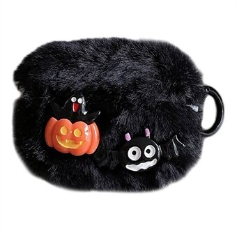 For Apple AirPods Pro 2 / AirPods Pro Etui Halloween Gresskar Flaggermus Fluffy TPU Deksel med Ringlås