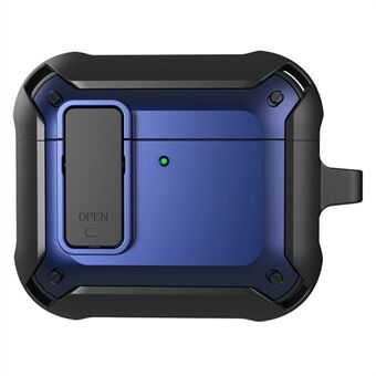 For AirPods 4 Bluetooth Øretelefondeksel TPU+PC Anti-Drop Etui med Spenne