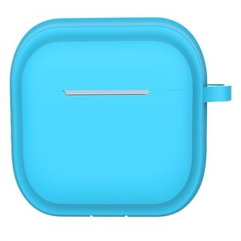 For AirPods 4 Etui Bluetooth Øretelefon Silikondeksel Ørepropp Beskyttende Deksel med Karabinkrok