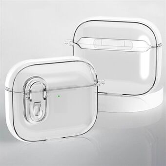 For Apple AirPods 4 Øretelefon Beskyttelsesetui Snap Switch Iskrystall Klar TPU+PC Deksel