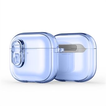 For AirPods 4 Øretelefonetui DUX DUCIS PECL Series PC+TPU Bluetooth Øretelefon deksel med krok