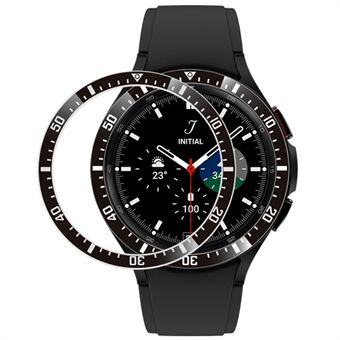 For Samsung Galaxy Watch4 Classic 46 mm metallramme- Ring Anti- Scratch -rammeløkke selvklebende deksel (type A)