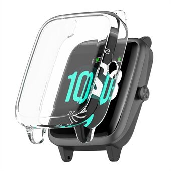 For ID205L / Willful SW021 Gjennomsiktig TPU-klokkedeksel Anti- Scratch Universal 1,3" Firkantet berøringsskjerm Smart Watch-beskyttelsesveske